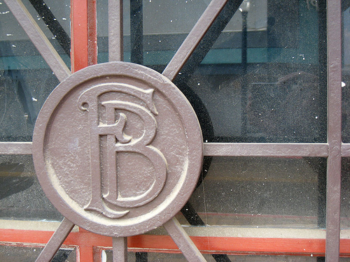 door to the old fresno bee building